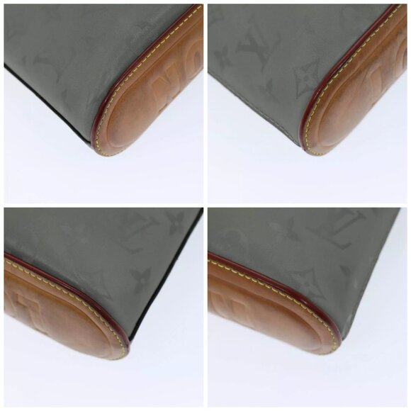 LOUIS VUITTON Monogram Titanium Pochette Cosmos Bag Gray M63240 LV Auth - Picture 16 of 16